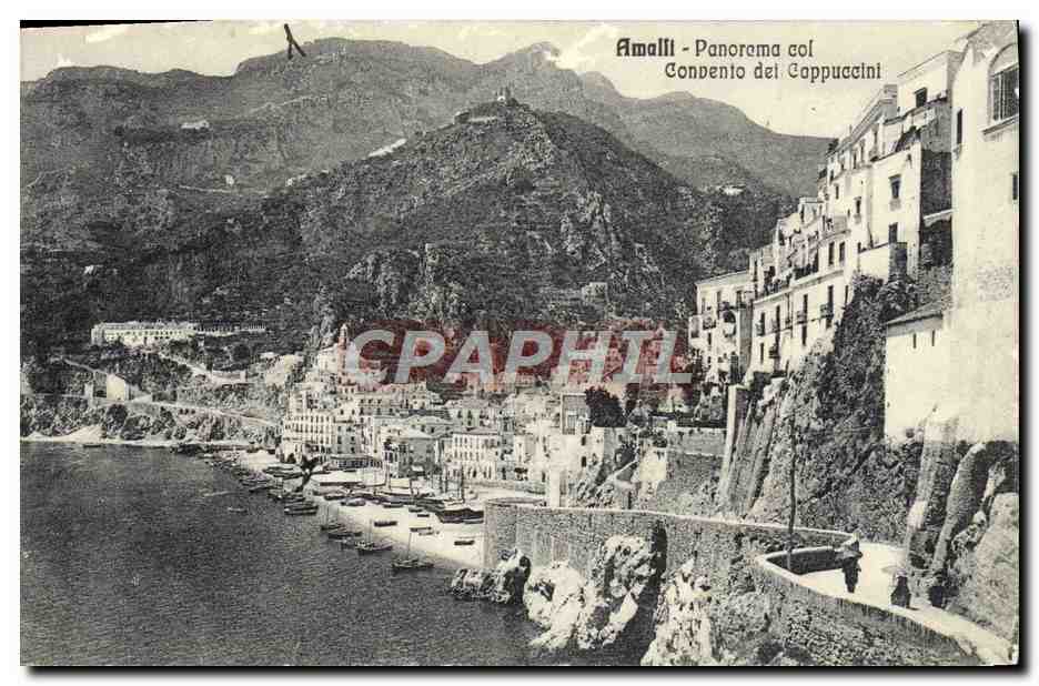CPA Amalli Panorema Col Convento del Cappuccini