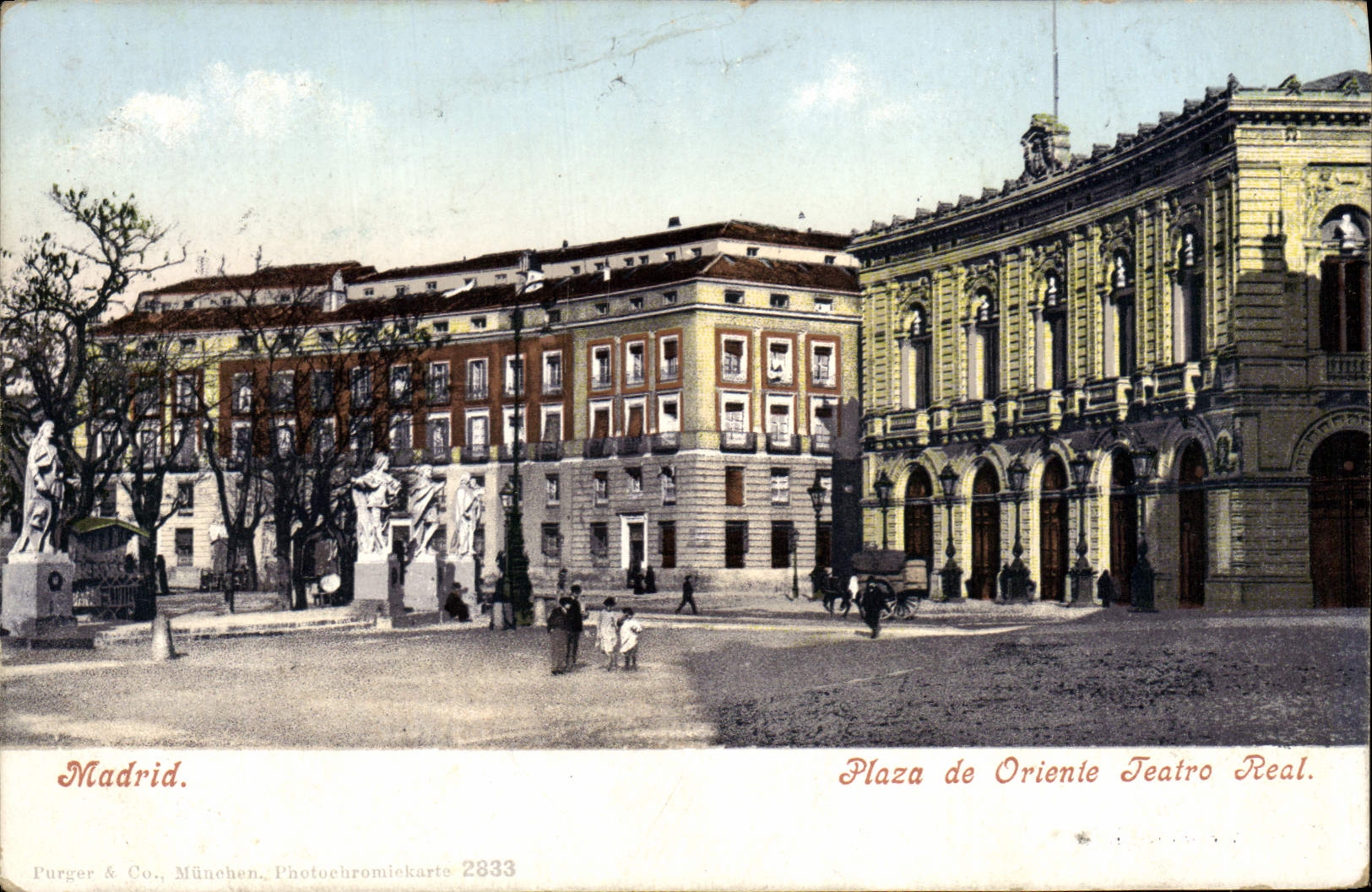 CPA Madrid Plaza De Oriente Teatro Real