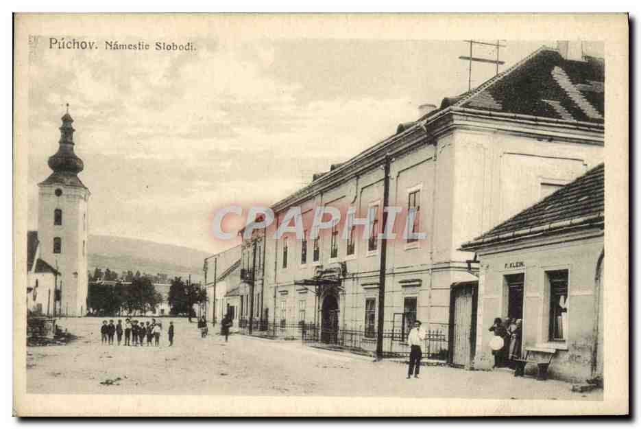 CPA Puchov Namestie Stobodi