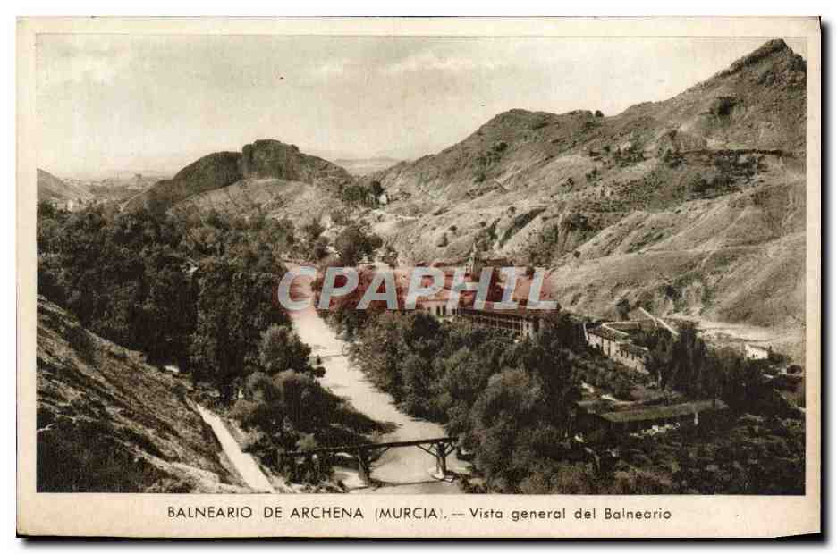 CPA Balneario De Archena Vista General Del Balneario