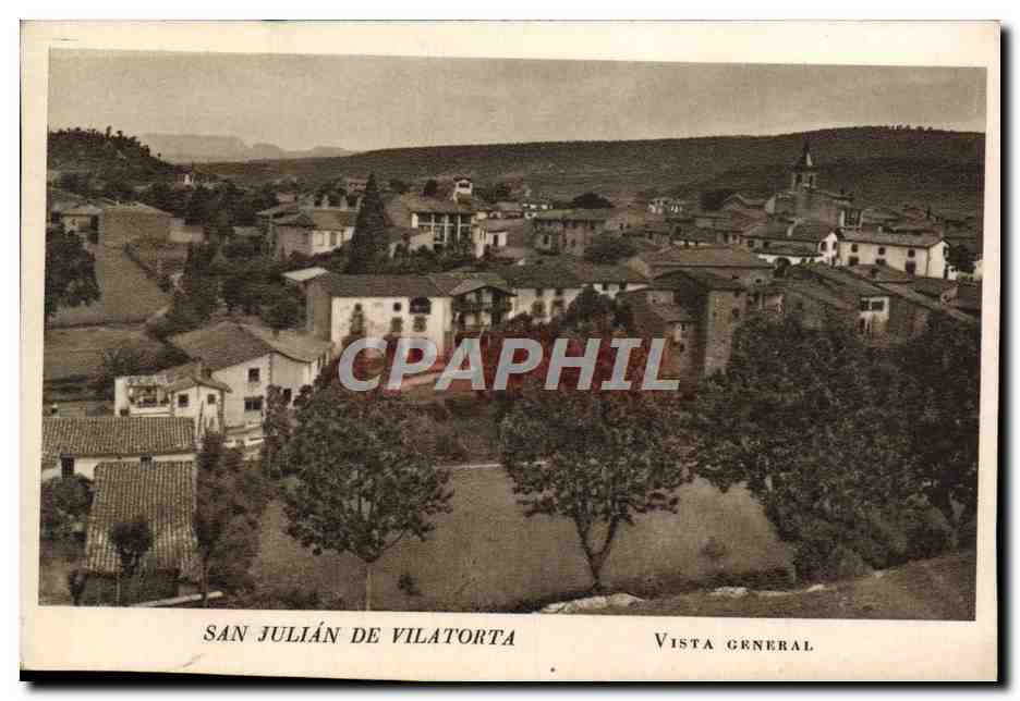 CPA San Julian De Vilatorta Vista General