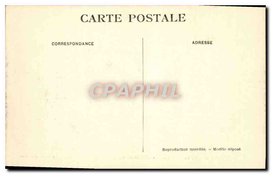 CPA Mahiridja Le Theatre Au Camp Militaria — Rückseite
