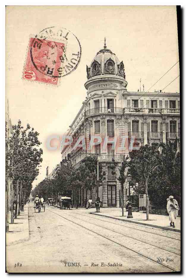 CPA Tunis Rue Es Sadikia