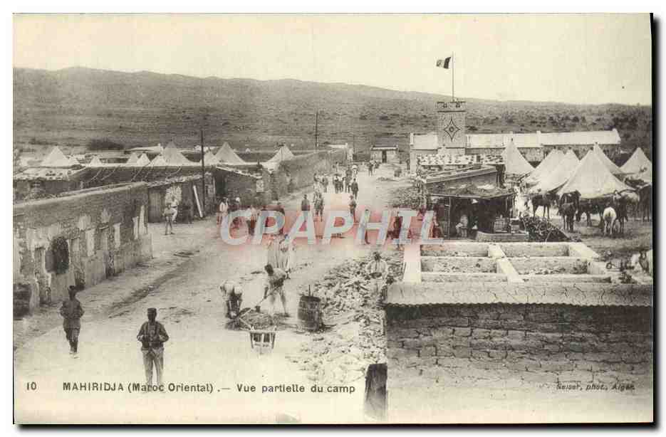Mahirdja (Maroc Oriental) — Vue partielle du camp — Geisler, phot. Alger, n°10
