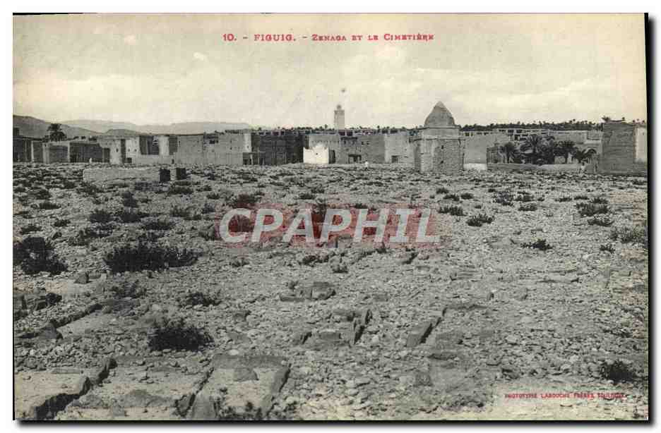 CPA Figuig Zenaga Et Le Cimetiere