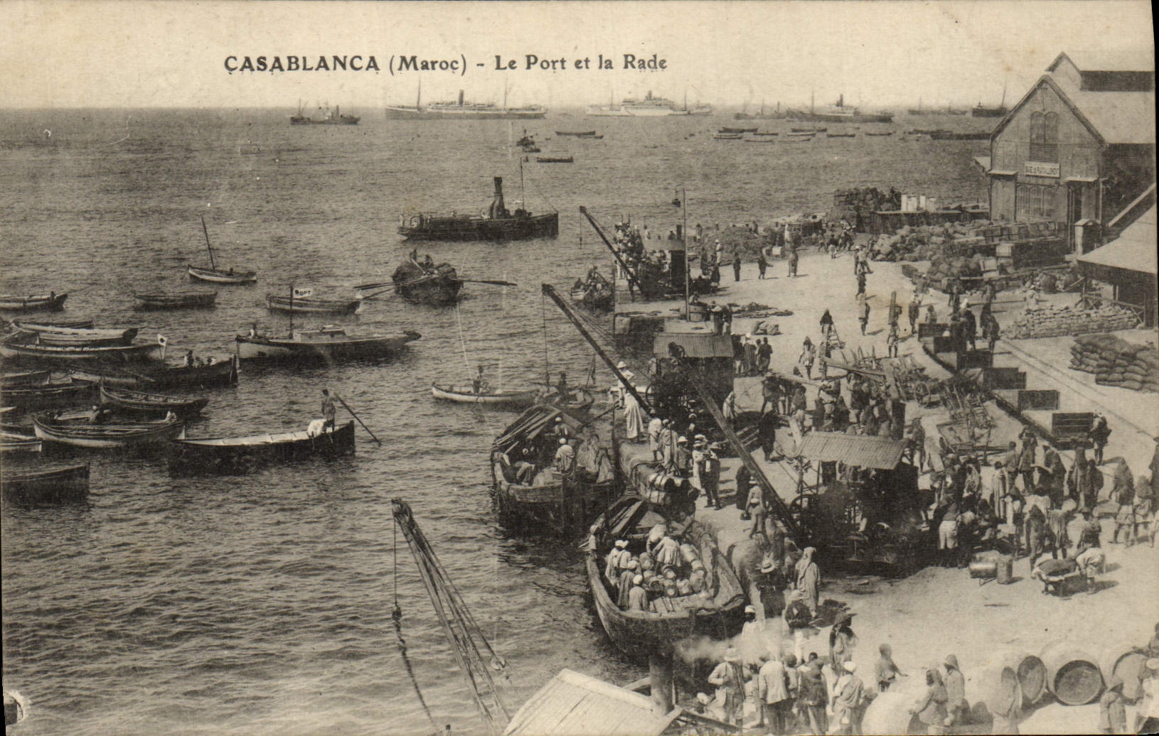 Casablanca (Maroc) - Le Port et la Rade