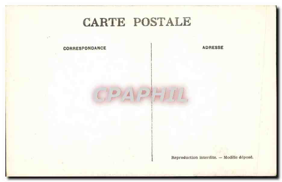 CPA Maroc Oriental Taza une Rue — Back