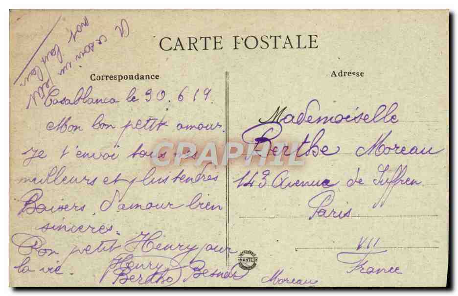 CPA Maroc Paysage Branes Soldats Militaria — Rückseite