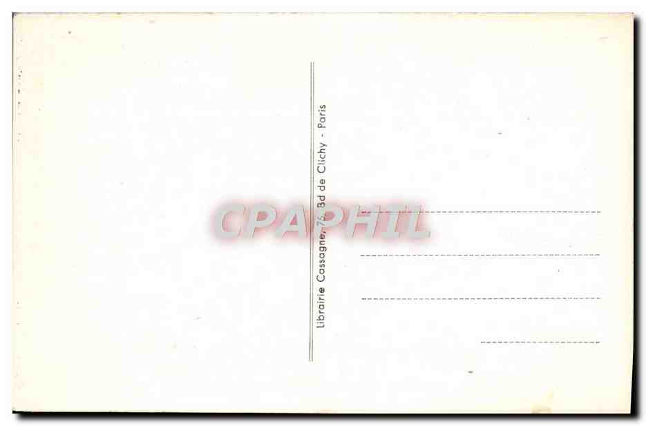 CPA Tunis Rue Sidi Ben Arous — Verso