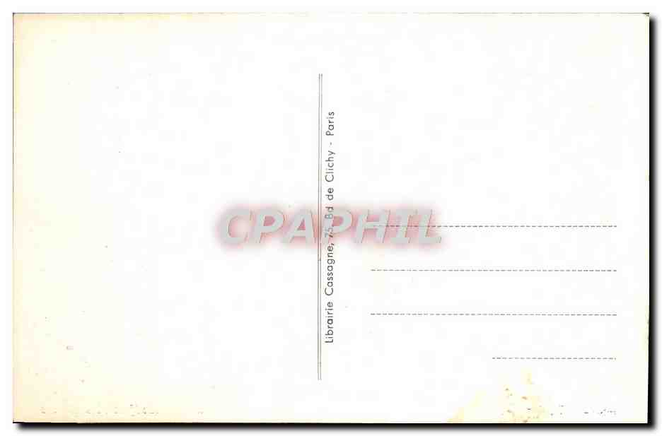 CPA Tunis Souk El Sekadjine des selliers — Verso