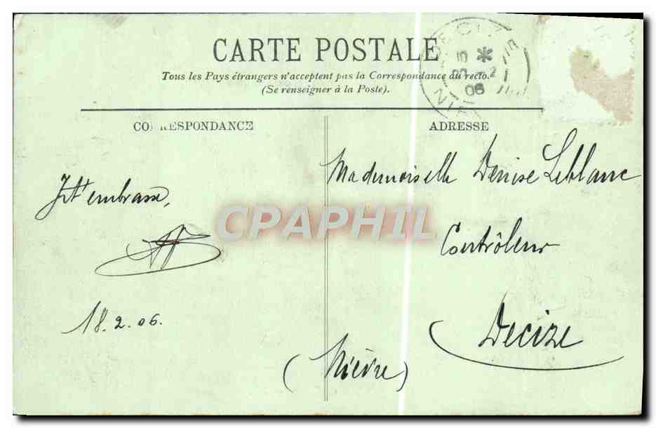 CPA Tunis Place Bab Souika Et Mosquee Sidi M'Harez — Verso