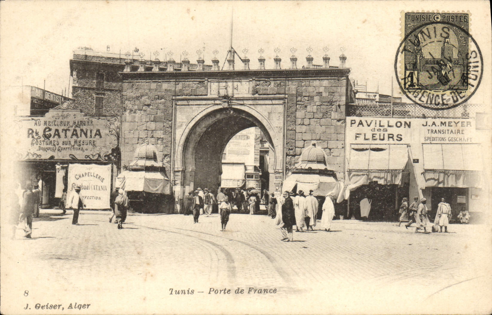 CPA Tunis Porte De France