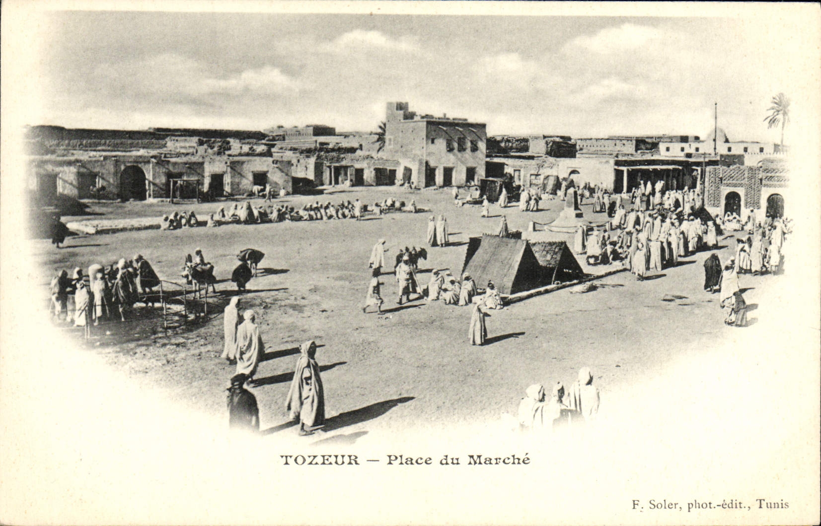 CPA Tozeur Place Du Marche