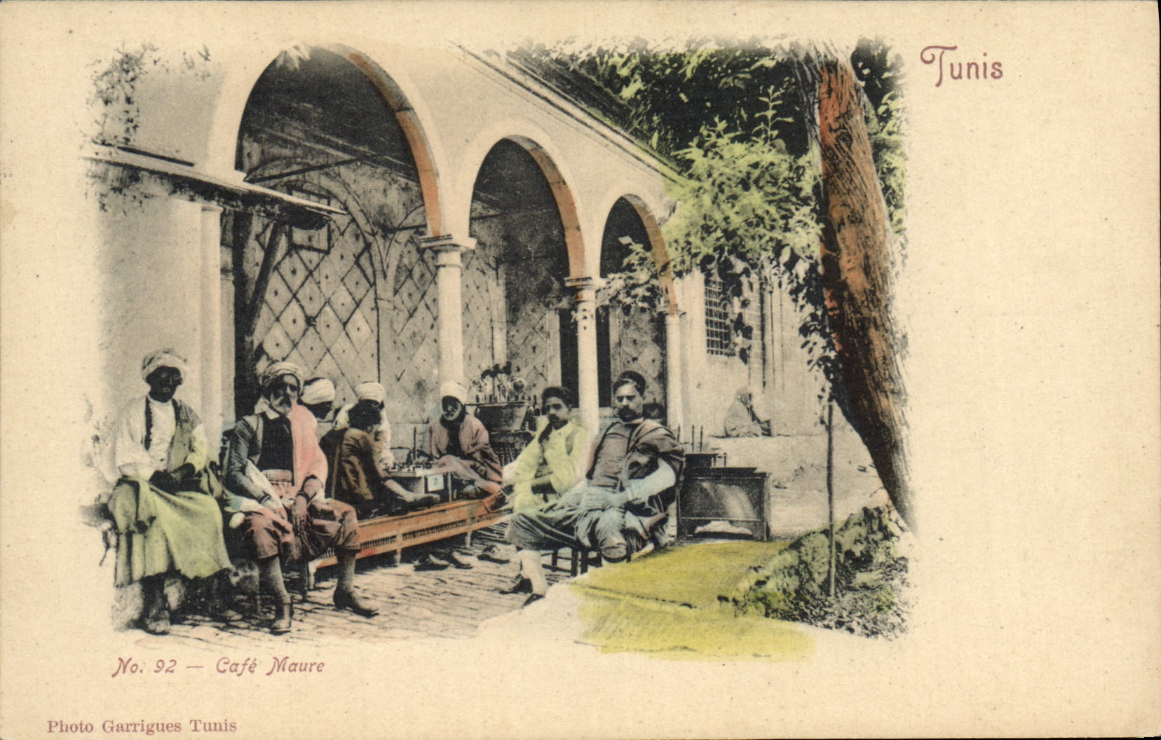 CPA Tunis Cafe Maure