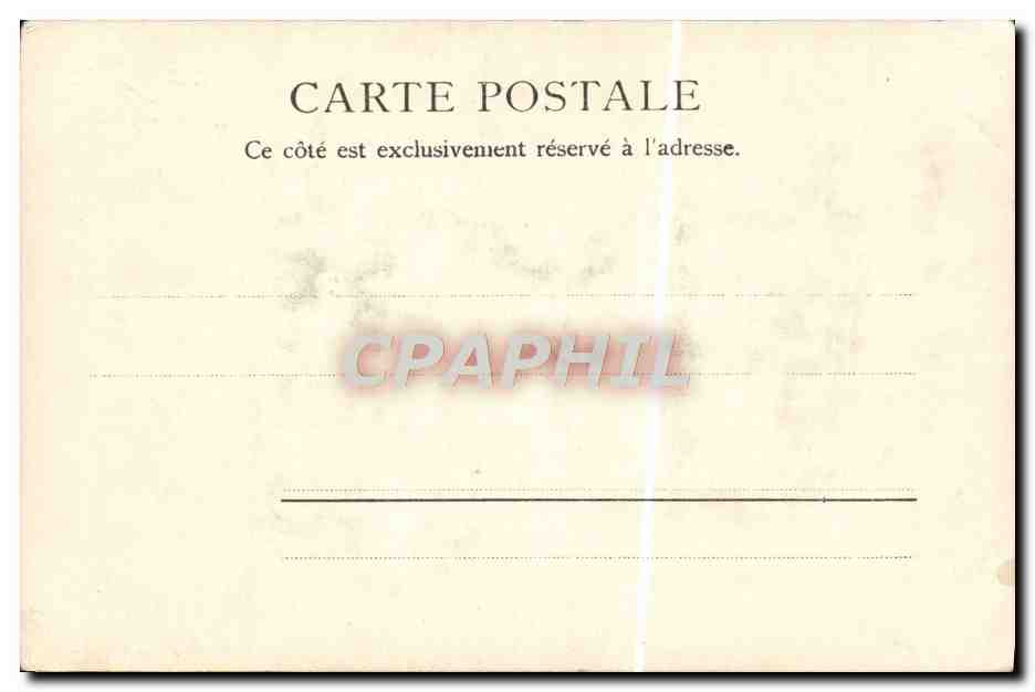 CPA Tunis Place Dab Djedid — Verso