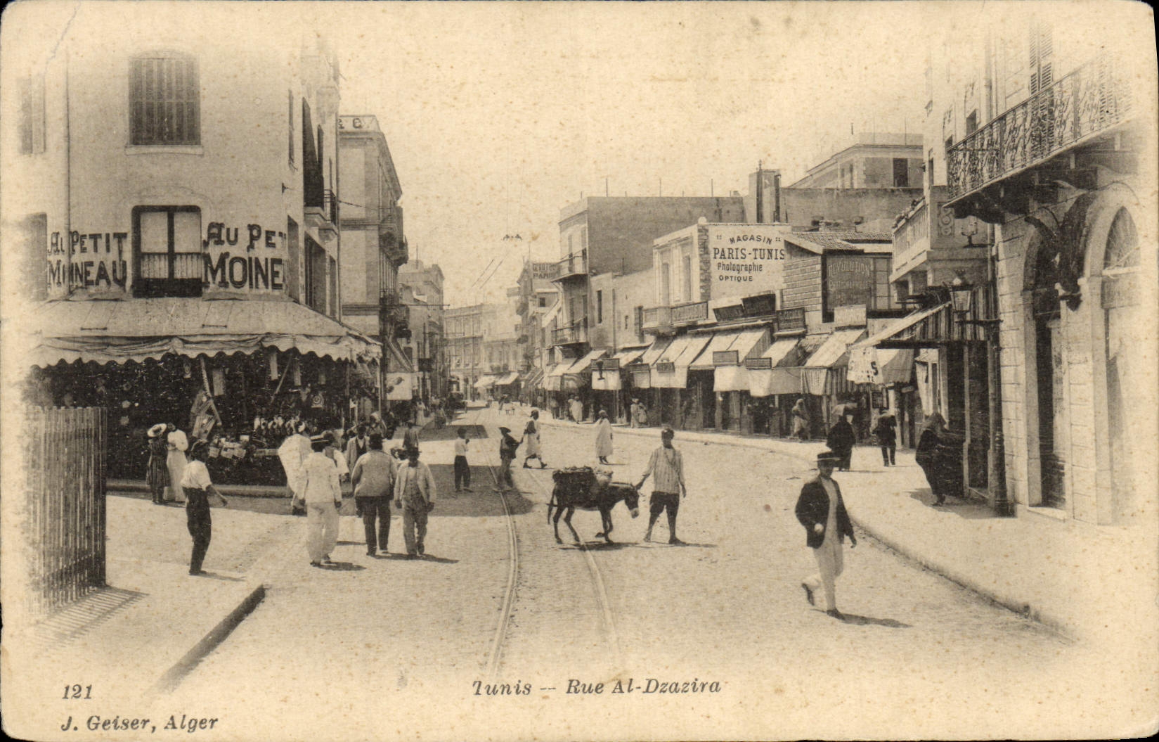 CPA Tunis Rue Al Dzazira