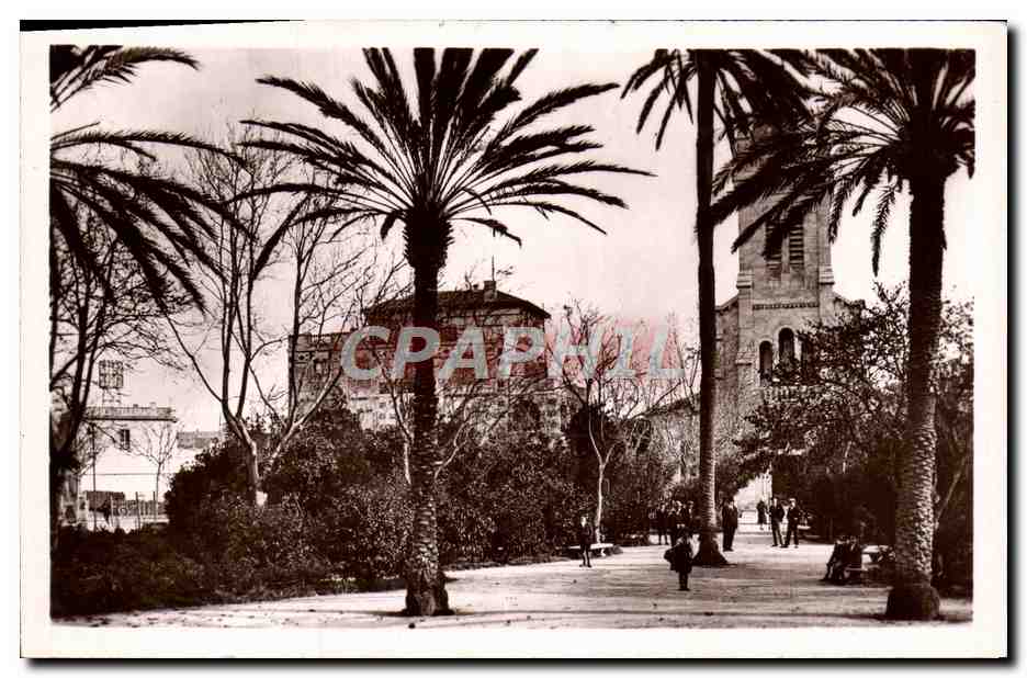CPM Bizerte Le Jardin et I'Eglise