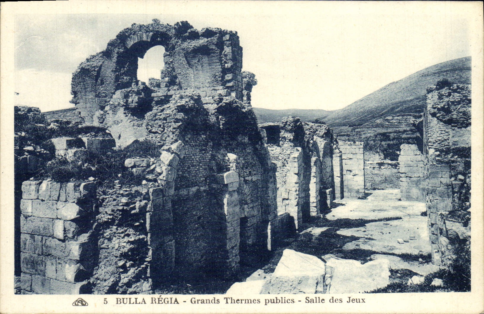 CPA Bulla Regia Grands Thermes Publics Salle des Jeux