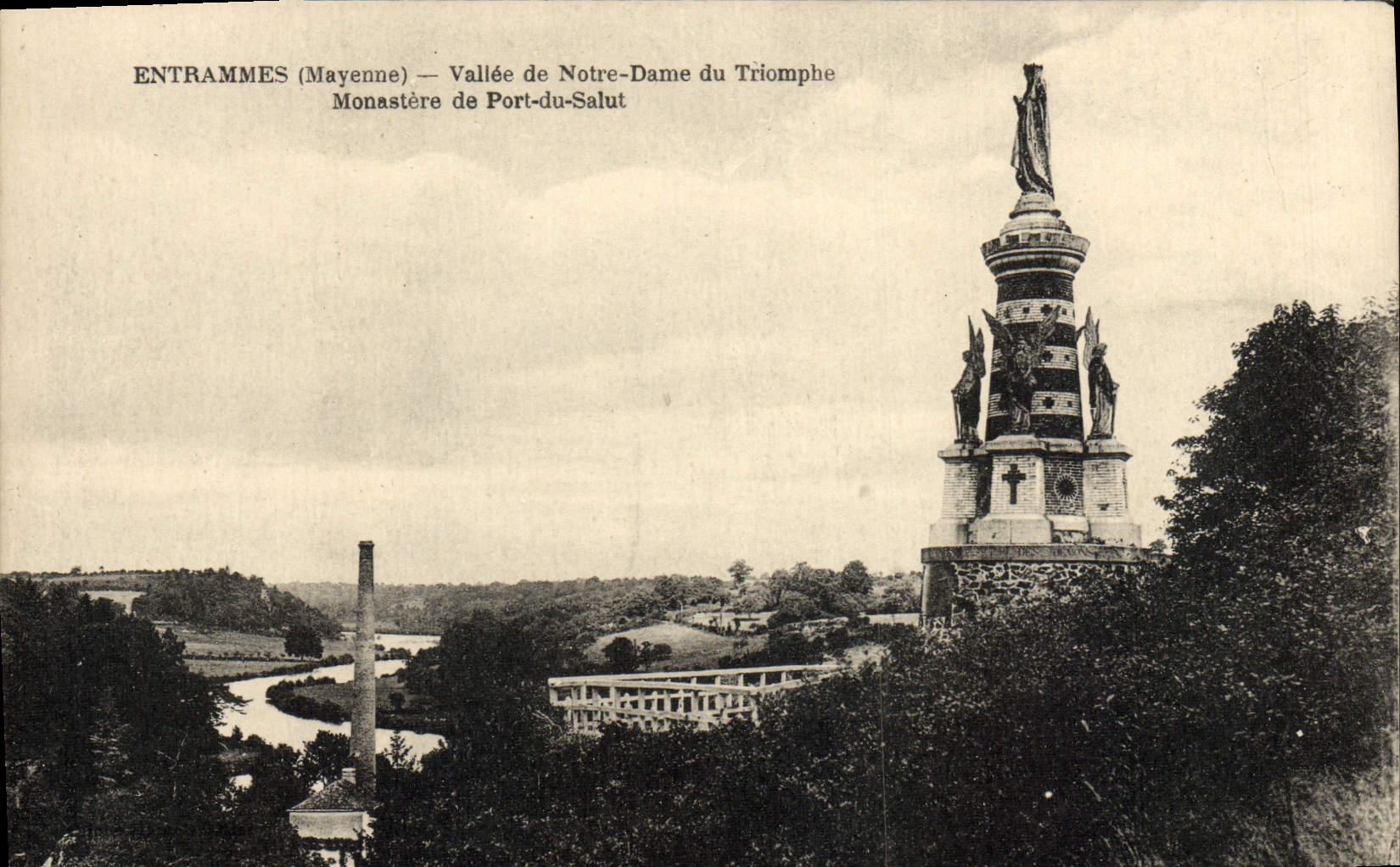 CPA Entrammes Vallee de Notre Dame du Triomphe Monastere de Port du salut 