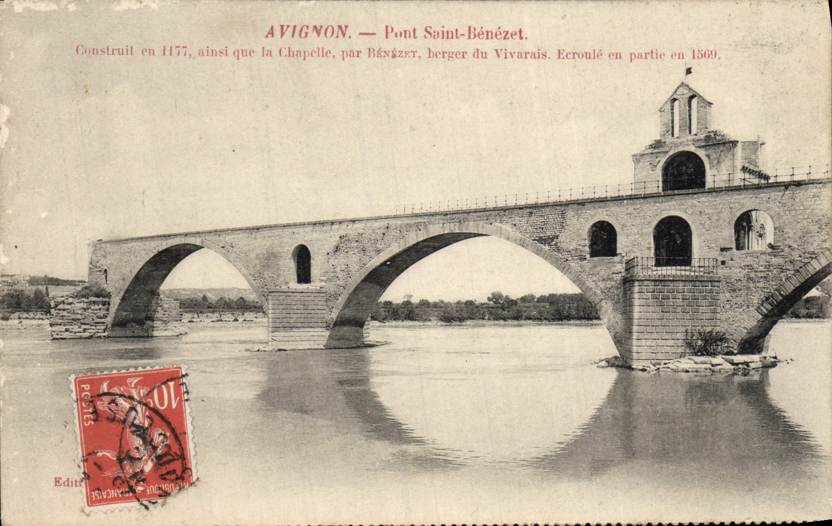 Avignon — Pont Saint-Bénézet — Éditeur : Française