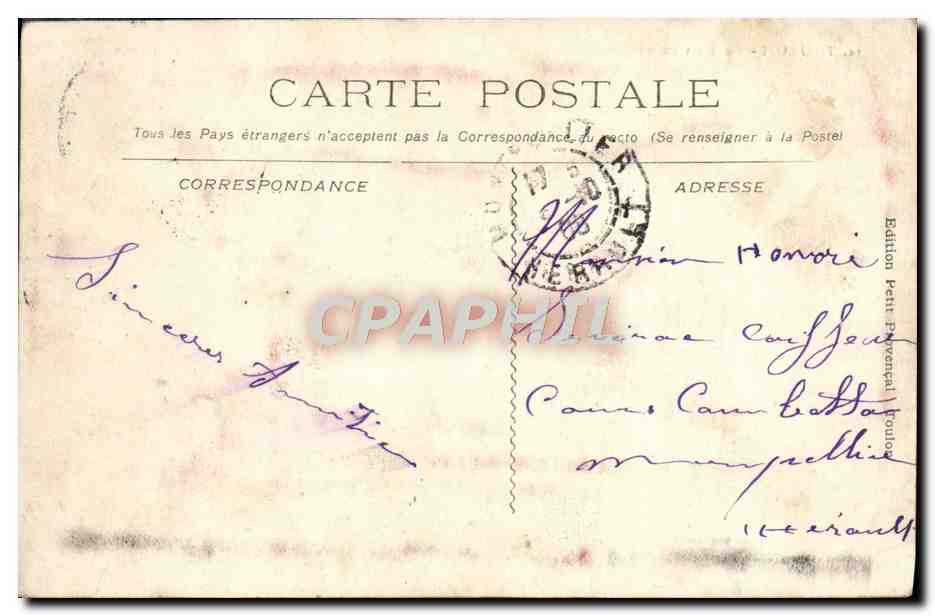 Toulon - Le Fort Lamalguè — édition Petit-Pivernel, n°14 — Rückseite