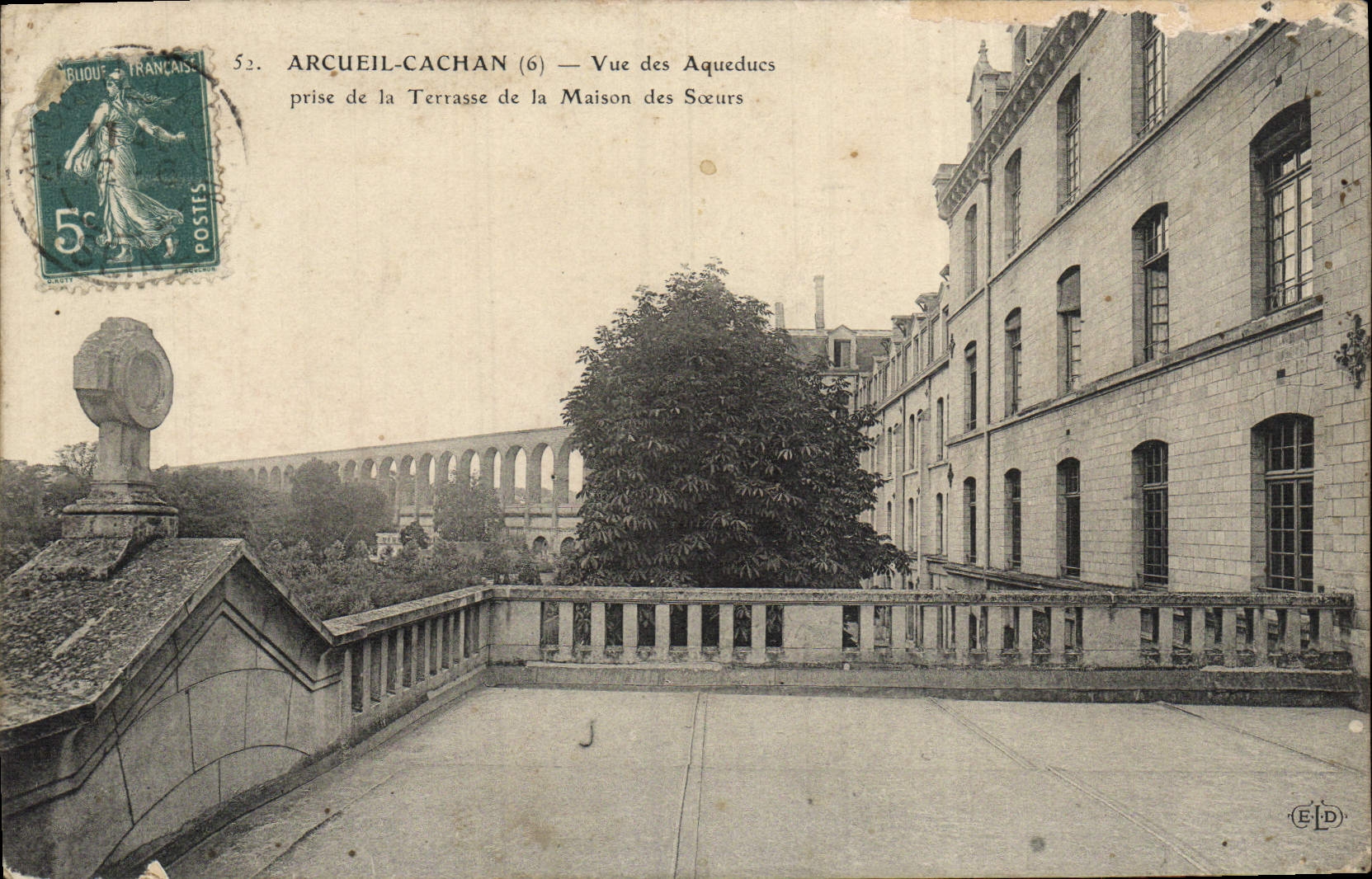 CPA Arcueil Cachan Vue des Aqueducs prise de la terrasse de la maison des soeurs
