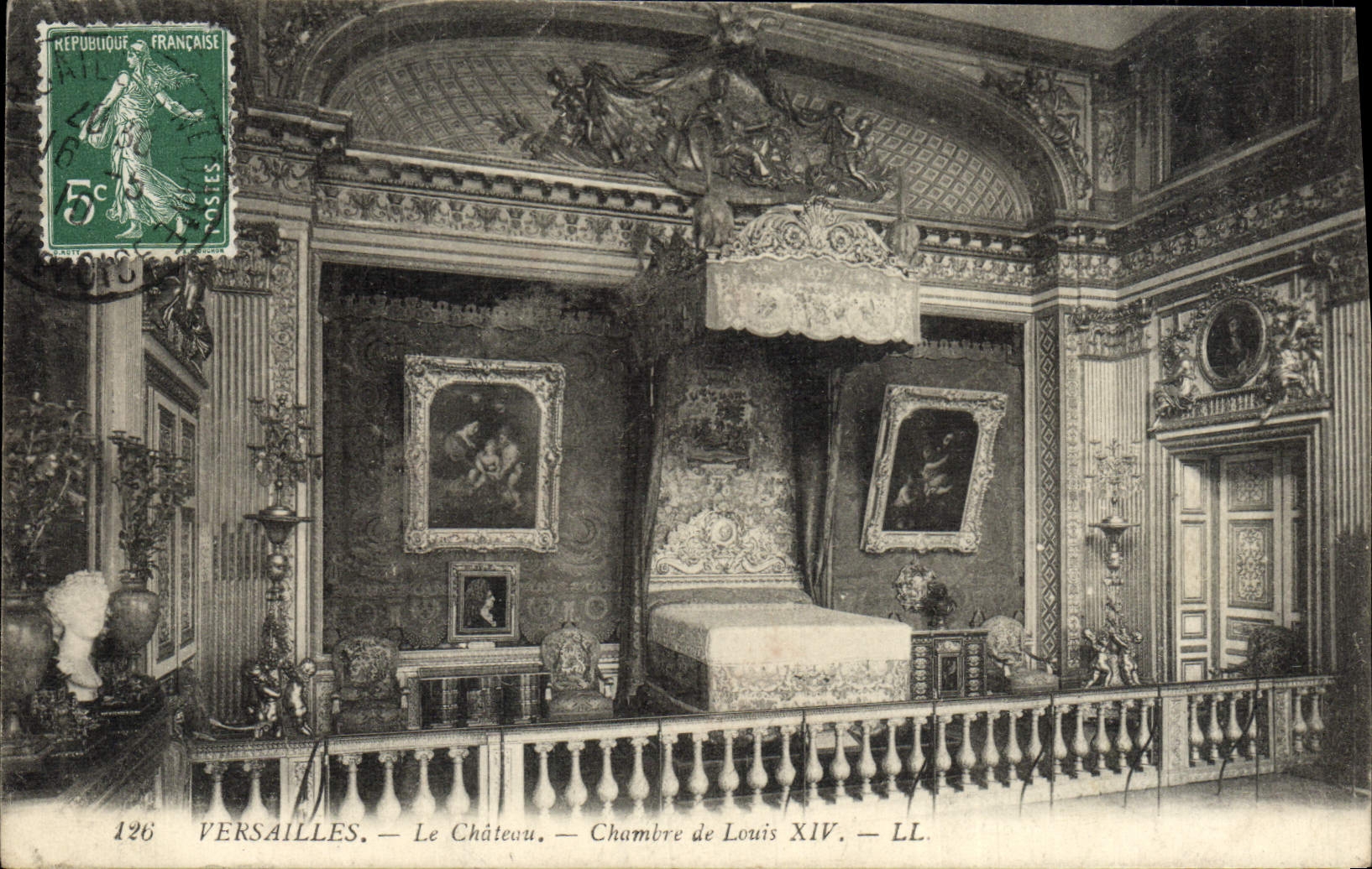 CPA Versailles Le Chateau Chambre de Louis XIV