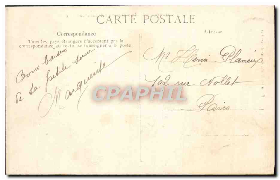 CPA Maffliers Le Chateau des Bonshommes — Back