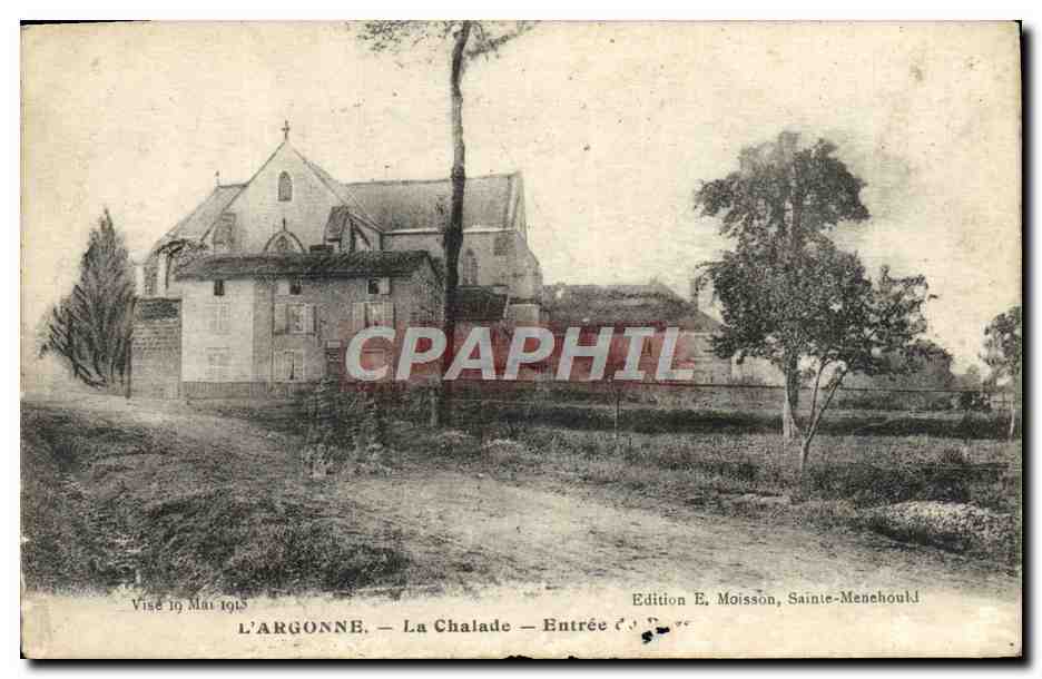 CPA L'Argonne La Chalade Militaria 