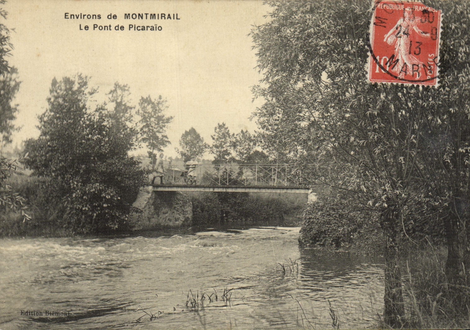 Environs de MONTMIRAIL — Le Pont de Picaraïo — Édition Biémont
