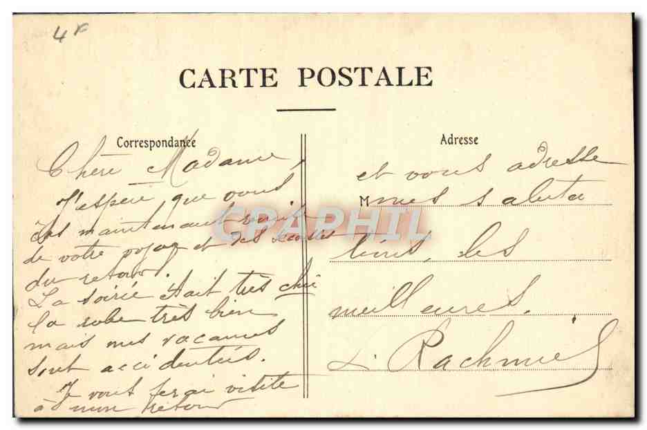 Environs de MONTMIRAIL — Le Pont de Picaraïo — Édition Biémont — Verso