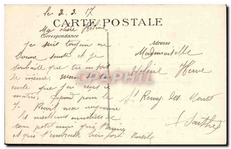 CPA Reims Esplanade Ceres Boulevard De La Paix Militaria  — Verso