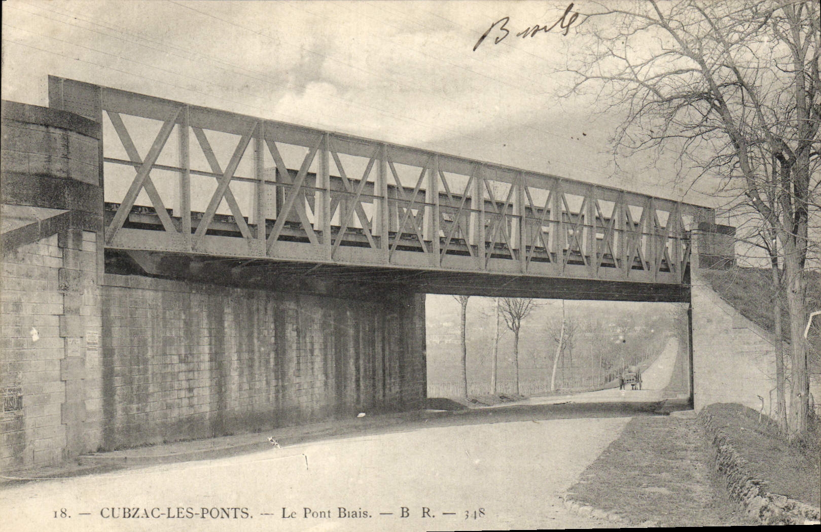CPA Cubzac Les Ponts Le Pont Biais