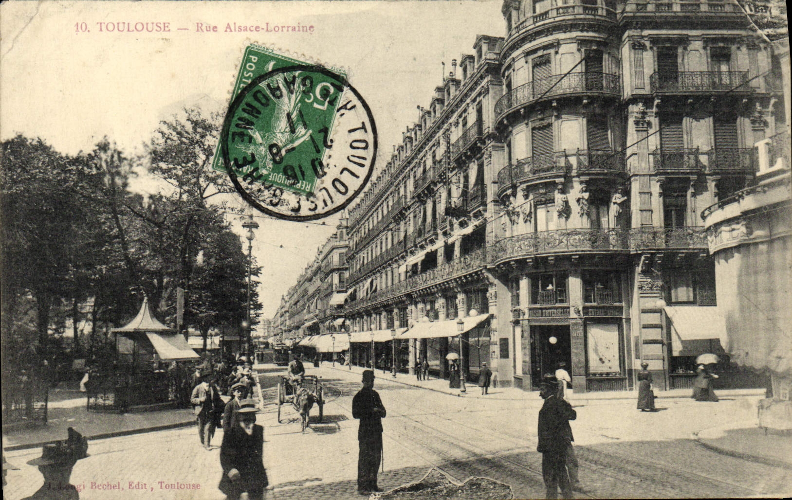 Toulouse — Rue Alsace-Lorraine — Idélongi Becbel, Edit, Toulouse