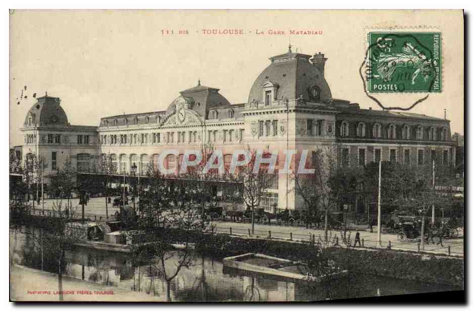 CPA Toulouse La Gare Matabiau