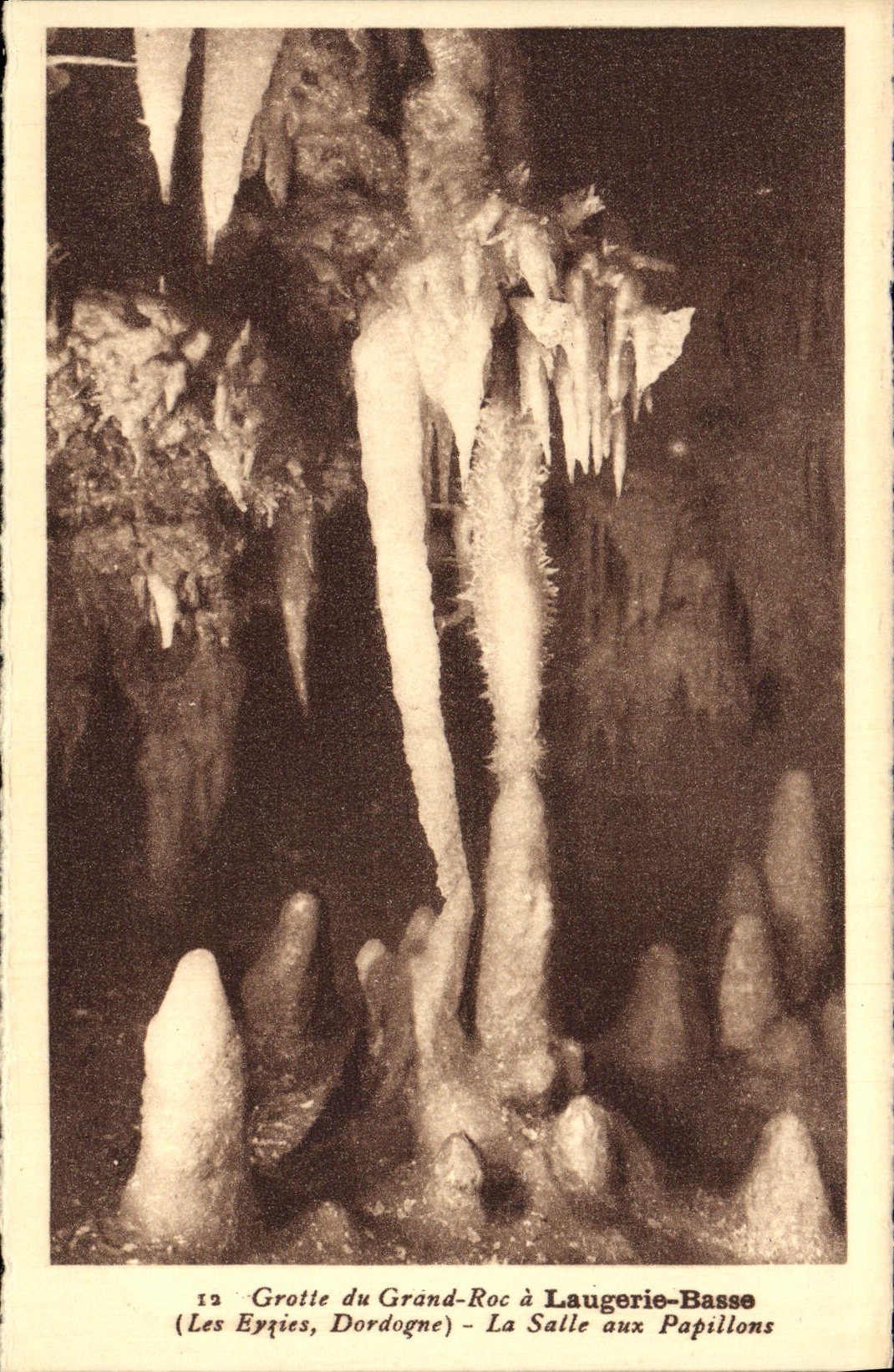 Grotte du Grand-Roc à Laugerie-Basse — La Salle aux Papillons — (Les Eyxies, Dordogne)