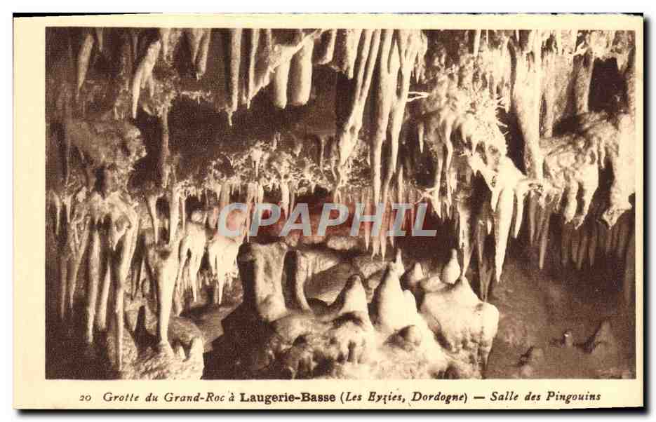 Grotte du Grand-Roc à Laugerie-Basse (Les Byties, Dordogne) — Salle des Pingouins