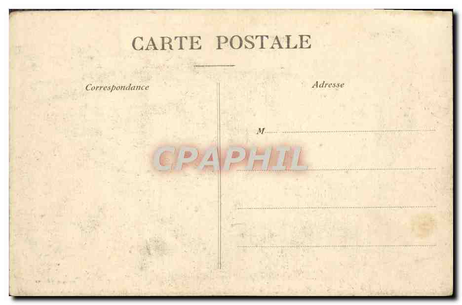 Camp de La Courtine (Creuse) — Parc d'Artillerie — Julían, éditeur — Verso