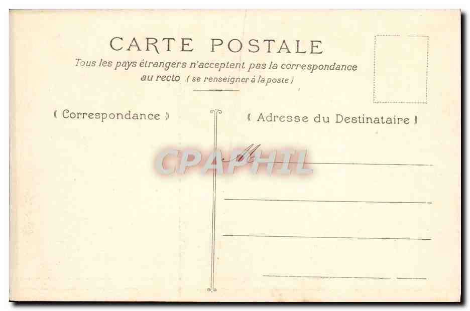CPA Bourges Le Chateau d'Eau — Rückseite