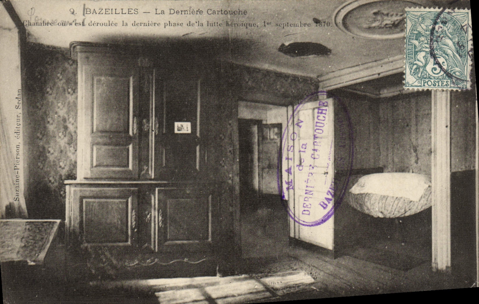 CPA Bazeilles La Derniere Cartouche Militaria 