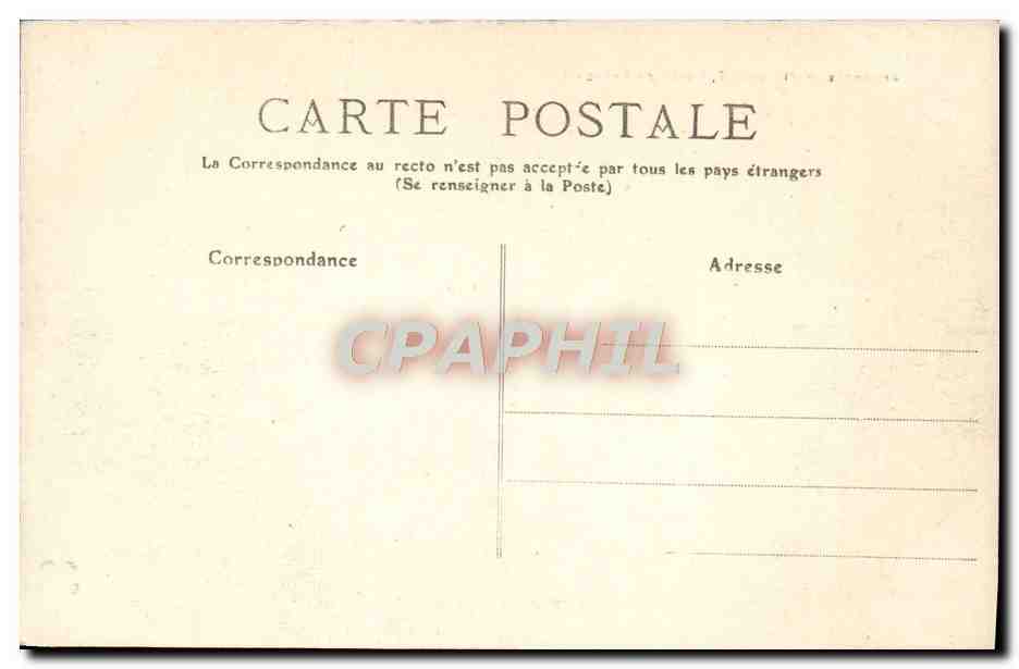 CPA Ardennes Givet Porte de France — Rückseite