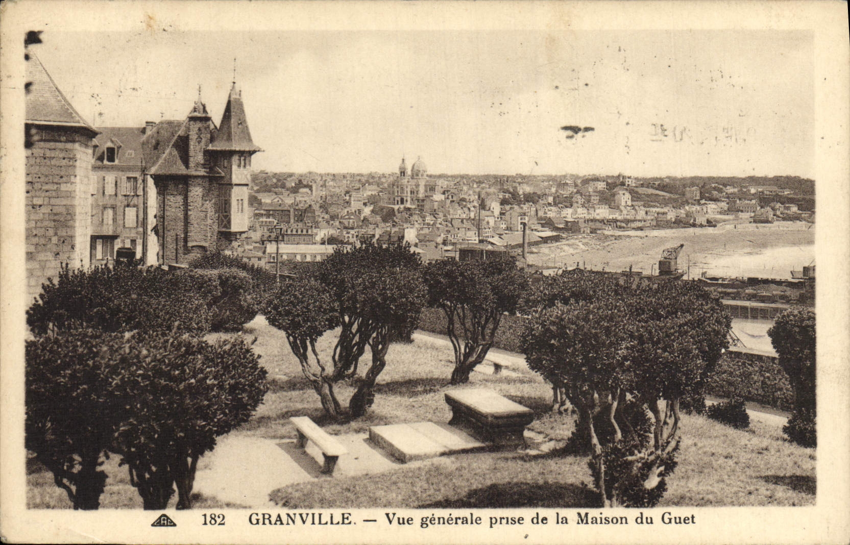 Granville — Vue générale prise de la Maison du Guet — éditeur A.C. n°182