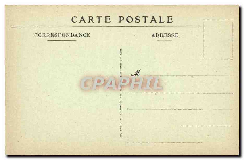 CPA Paris Hotel Des Monnaies Ancien Hotel Laverdy — Rückseite