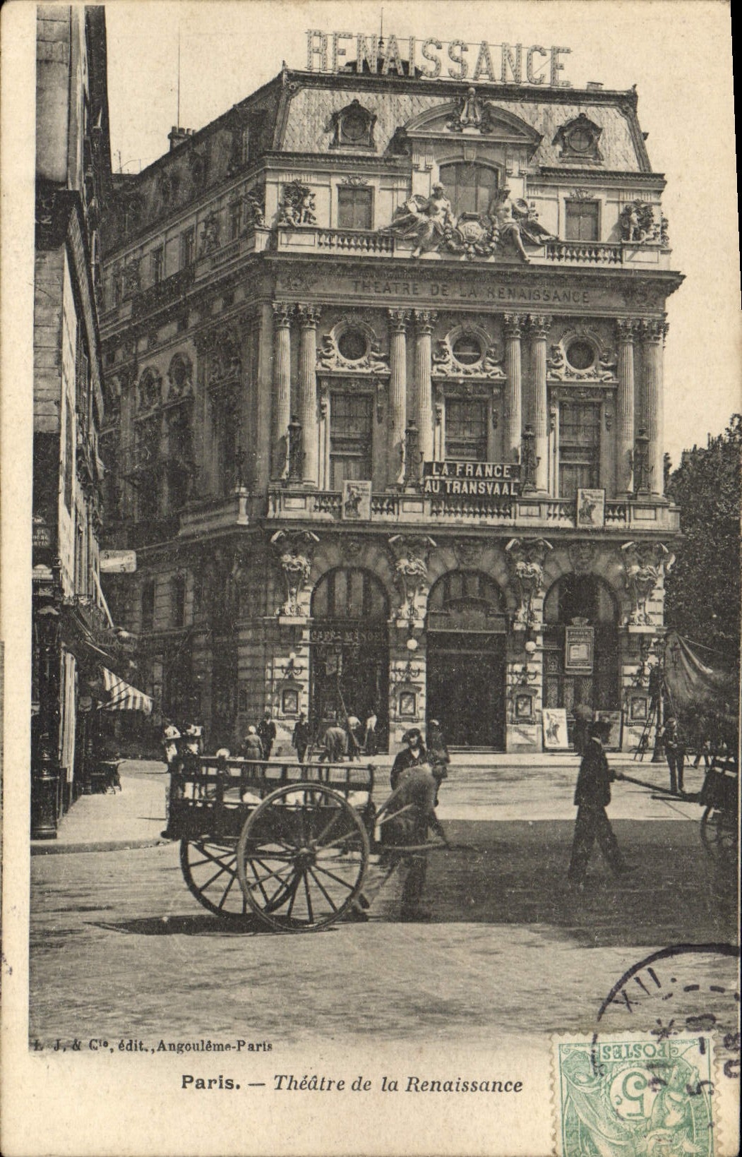 París — Teatro de la Renacimiento — J. & Cie, Angoulême-París