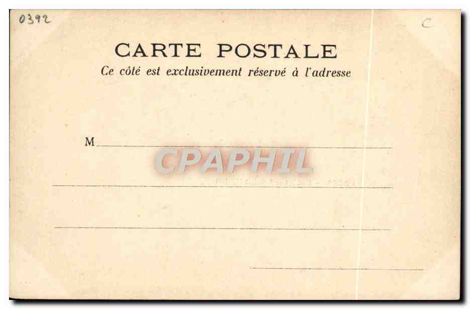 CPA Paris Boulevard Saint Michel — Rückseite