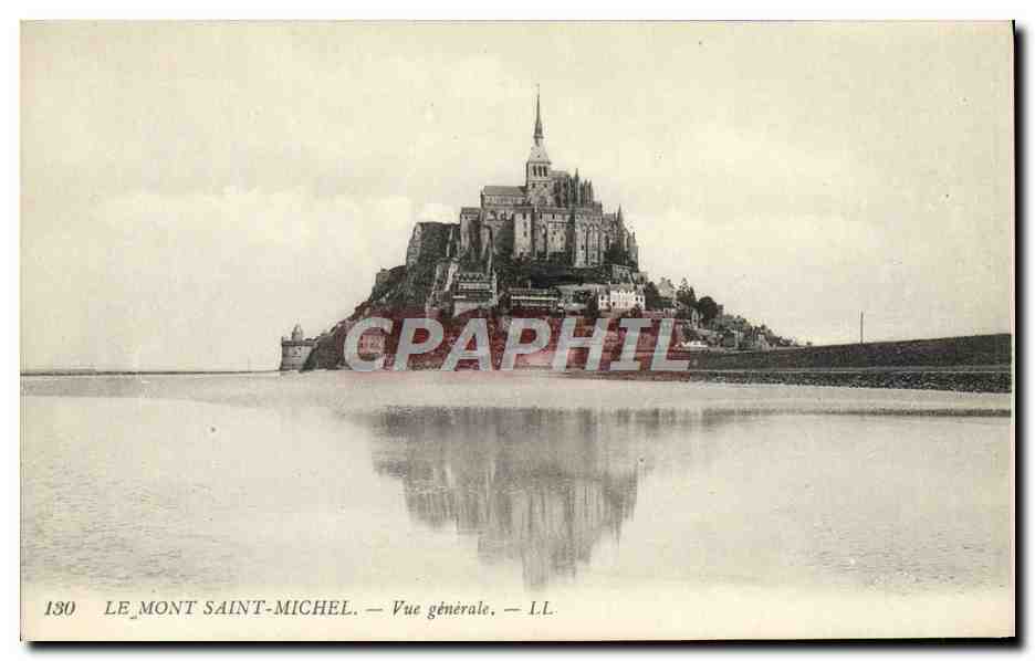 CPA Le Mont Saint Michel Vue Generale