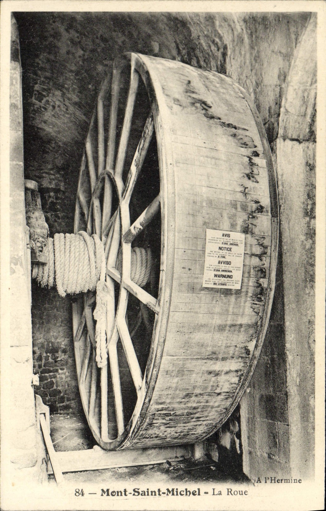 CPA Le Mont Saint Michel La Roue