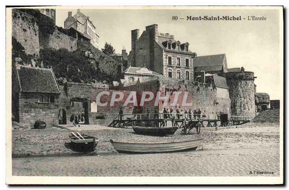 CPA Mont Saint Michel L'Entree