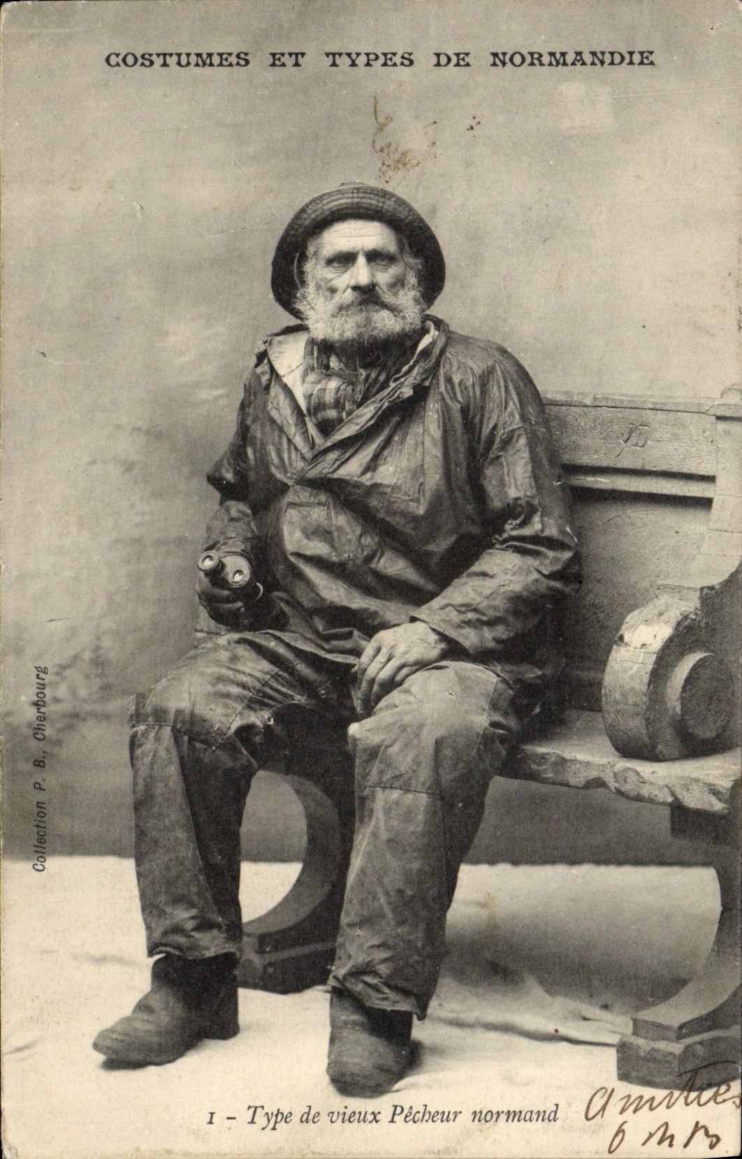 Pêcheur normand — Type de vieux Pêcheur normand — Collection P. B., Cherbourg