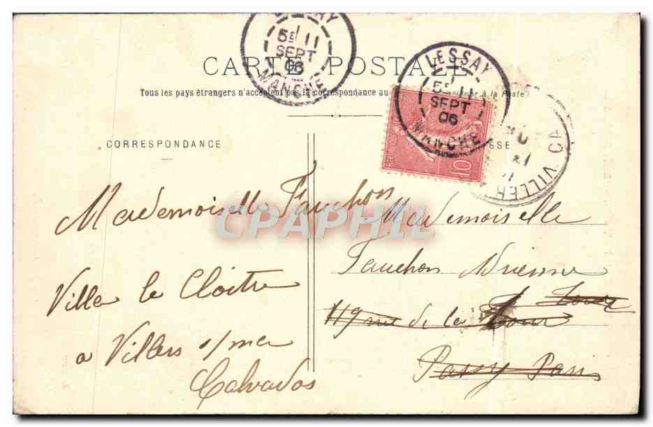 Pêcheur normand — Type de vieux Pêcheur normand — Collection P. B., Cherbourg — Reverso